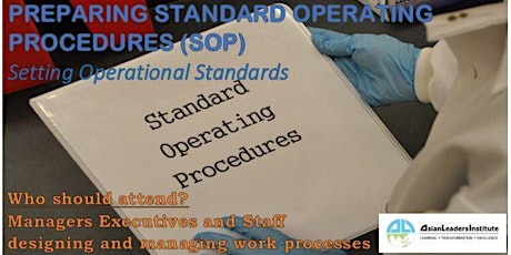 PREPARING STANDARD OPERATNG PROCEDURES primary image