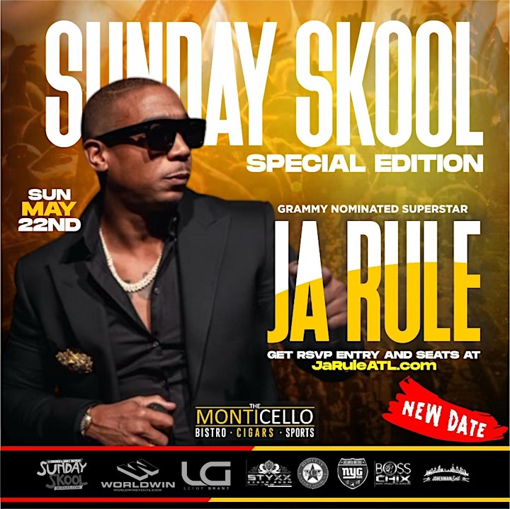 JA RULE LIVE SUNDAY, MAY 22ND!!!- TICKETS AVAILABLE AT DOOR  TOO! image