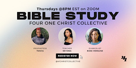 Four One Christ Collective - Bible Study billets
