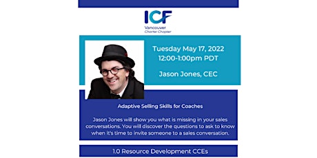 ICW - The Business of Coaching: Adaptive Selling Skills for Coaches Tickets