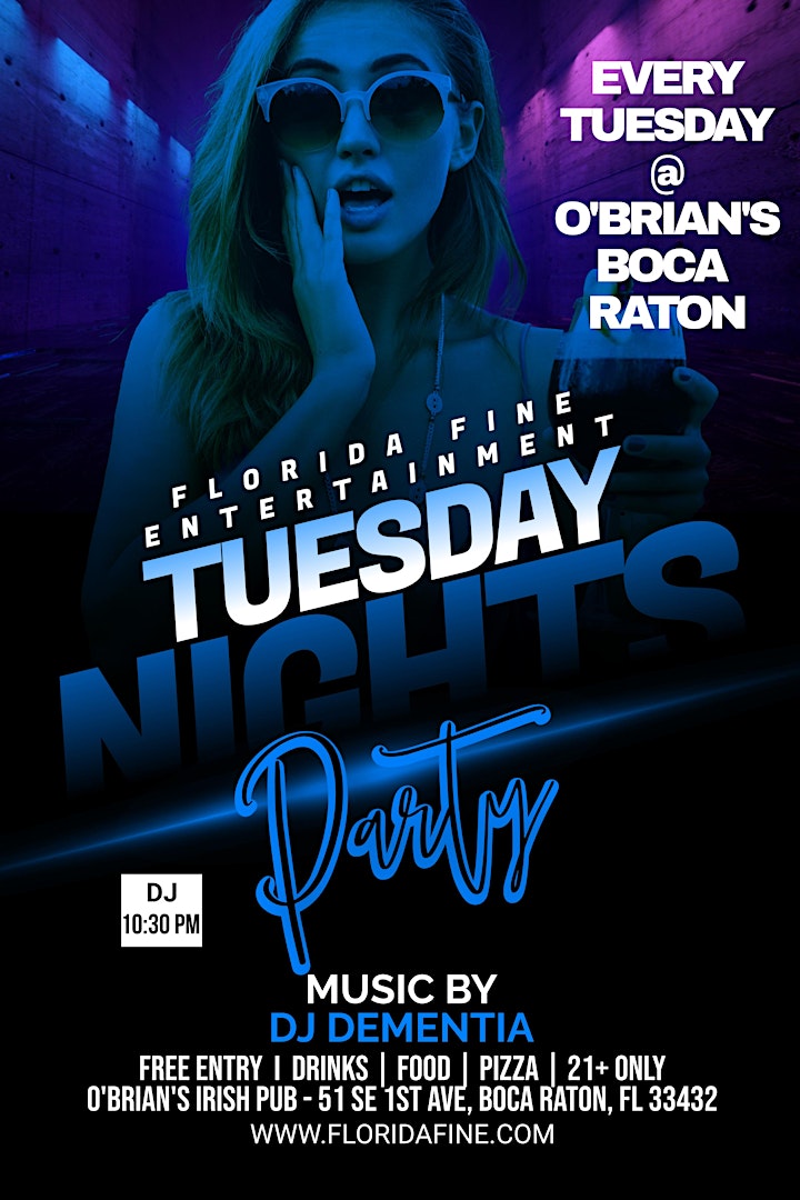 DJ and Dance Night - Every Tuesday @ O'Brian's image