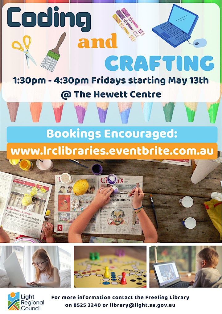 Term 2 Coding and Crafting @ The Hewett Centre image