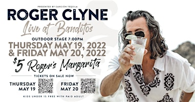 Roger Clyne Live at Banditos Thursday May  19, 2022