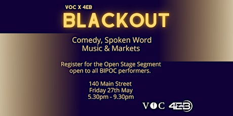 VoC x 4EB Black Out primary image