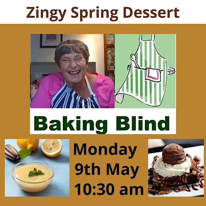 Zingy spring dessert  blind baking session with Penny image