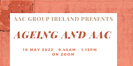 AAC Group Ireland Virtual Study Day May 2022 primary image