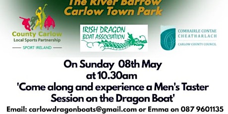 Men's Taster Session on the Dragon Boat - Carlow Town Park