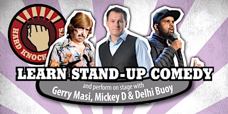 Learn stand-up comedy in Adelaide in June with Gerry Masi and Mickey D tickets