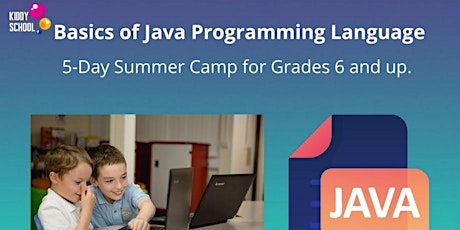 Summer Camp: Basics of Java programming language for Grades 6 and up 2h/day tickets