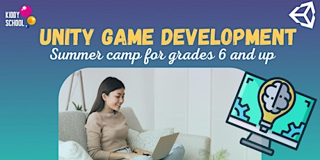 Summer Camp: Unity Game Development, for Grades 6 and up, 2h/day, 2 weeks tickets