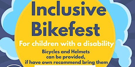 Inclusive Kids Bikefest Cavan (5pm-5.30pm) for children with a Disability