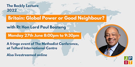 Britain: Global Power or Good Neighbour? The Beckly Lecture 2022