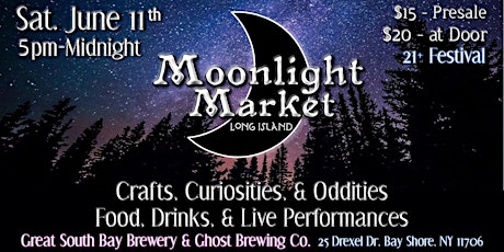 Moonlight Market Long island: Midsummer Dream tickets