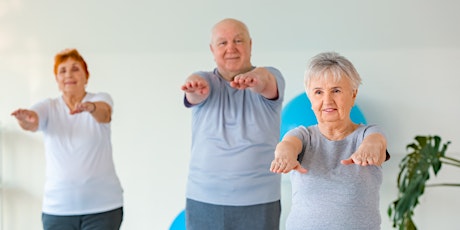 Gentle movement and keep fit session for ages 70+ and  limited mobility tickets