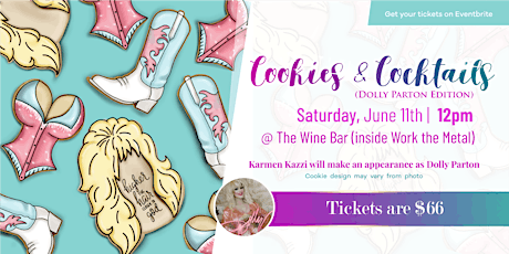 Cookies and Cocktails at The Wine Bar (Dolly Parton Edition) tickets