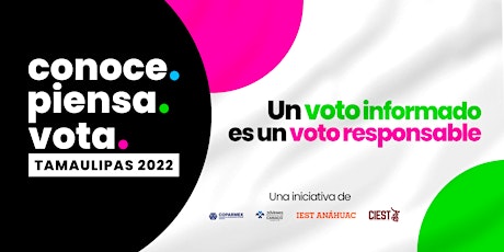 Imagen principal de Conoce Piensa Vota Tamaulipas 2022