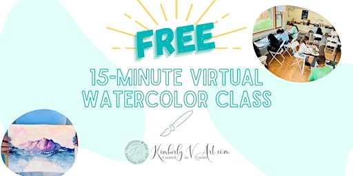15-Minute Virtual Watercolor Class for Kids