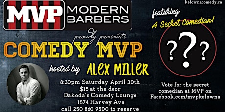 MVP Modern Barbers presents Comedy MVP tickets