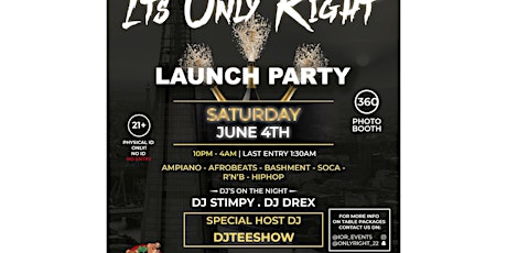 IOR launch party tickets