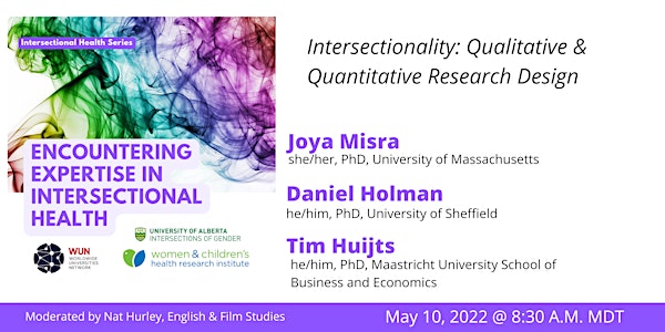 Intersectionality: Qualitative and Quantitative Research Design