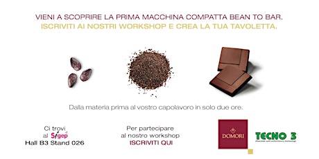 Immagine principale di Vieni a scoprire la prima macchina compatta Bean to Bar 