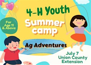 Bradford-Union County Ag Adventures 4-H Camp tickets