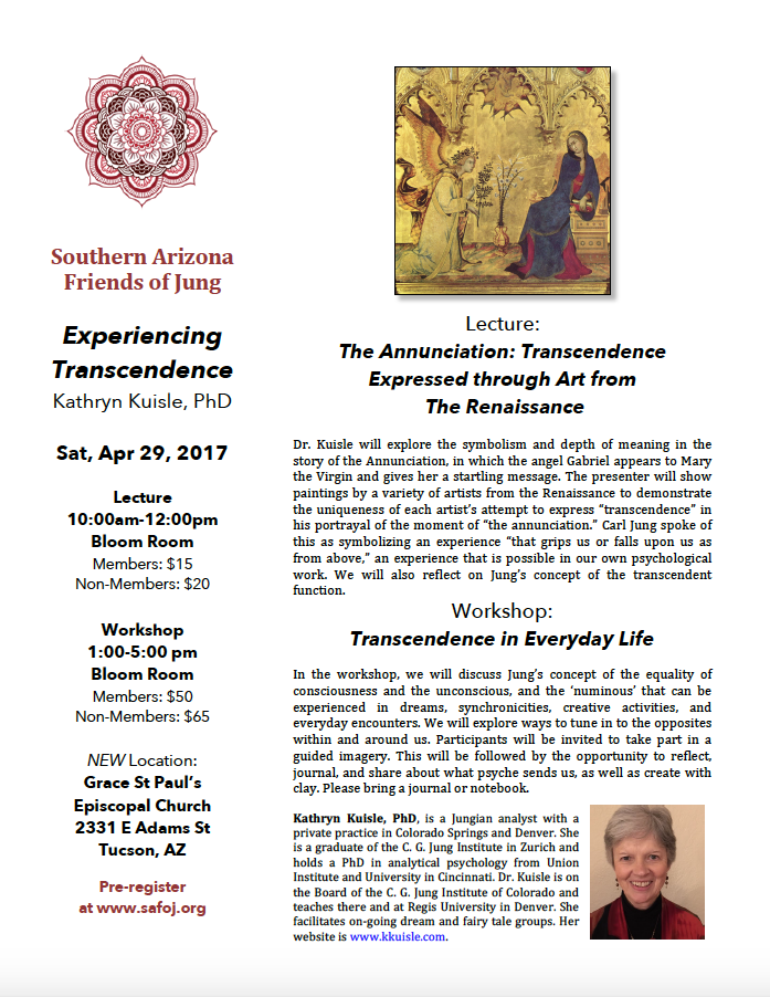 Experiencing Transcendence: Lecture