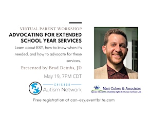 Autism Parent Workshop: Advocating for Extended School Year Services tickets