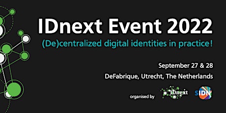 IDnext '22 - The European Digital Identity (un)-conference, The Netherlands primary image