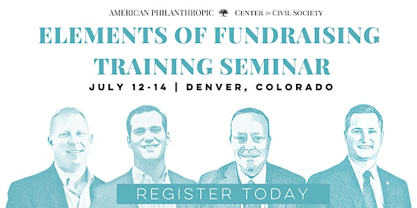 Elements of Fundraising Training Seminar - Denver