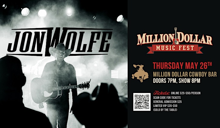 Jon Wolfe at The Million Dollar Cowboy Bar! image