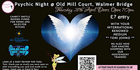 Imagem principal do evento Psychic Night @ Old Mill Court, Walmer Bridge
