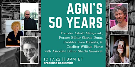 AGNI's 50 Years: Founders & Editors