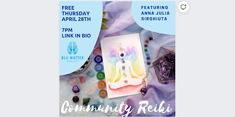 Community Reiki| Presented by Blu Matter Project primary image