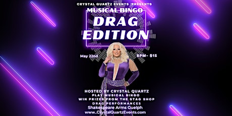 Musical Bingo Drag Queen Edition  hosted by Crystal Quartz tickets
