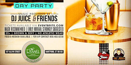 ITSPARTYTIMEBUDZ PRESENTS: DRINK OUTSIDE THE BOX DAY PARTY @ THE RUSSELL! tickets