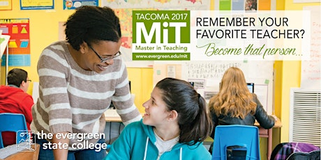 Evergreen's Master in Teaching (MiT) Program advising appointments primary image