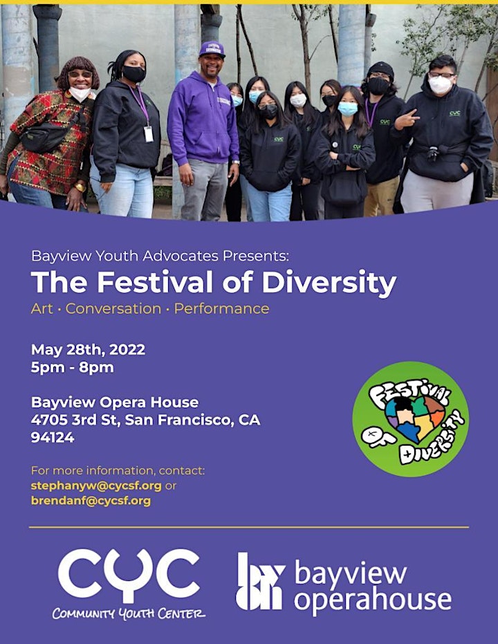 BYA and BVOH Present: The Festival of Diversity image