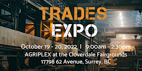 Trades Expo'22 - Exhibitor and Sponsor Registration tickets