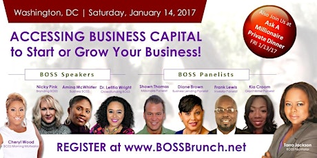 The 3rd Annual #WomensWealth B.O.S.S. Brunch 2017 - WASHINGTON DC primary image