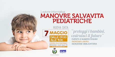 Immagine principale di Lezione interattiva Manovre Salvavita Pediatriche 