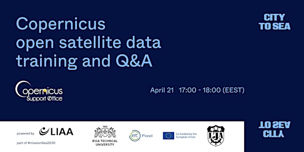 Copernicus open satellite imagery and geospatial data training and Q&A