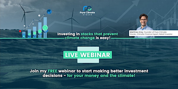 Pure Climate Stocks Investing Webinar