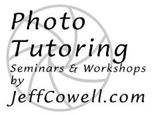 Photography Tutoring Sessions with Jeff Cowell