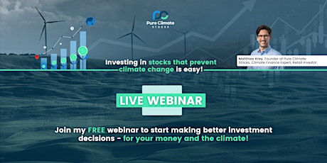 Pure Climate Stocks Investing Webinar tickets