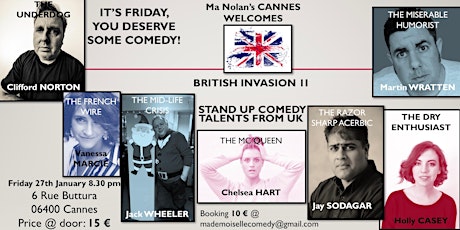 British Invasion II: Stand Up Comedy Talents from UK primary image