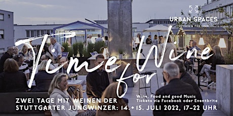 Hauptbild für Time for Wine @ Urban Spaces 15.07 | Weine der Jungwinzer auf dem Rooftop