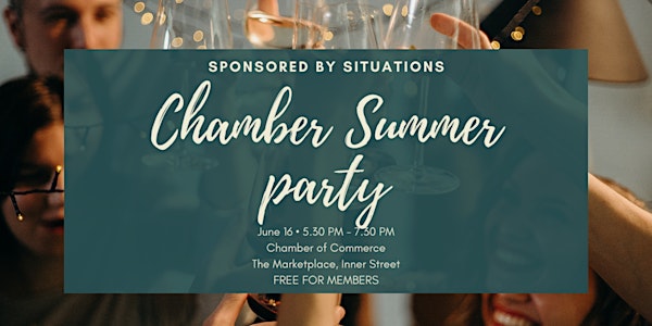 Chamber's Summer Party: Fizz, Beer and Canapés!