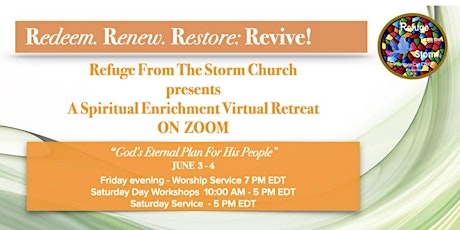 Refuge From The Storm Church Virtual Retreat tickets