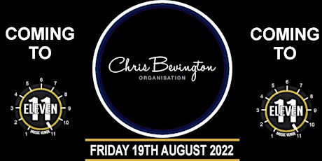 Chris Bevington Organisation plus support live Eleven Stoke